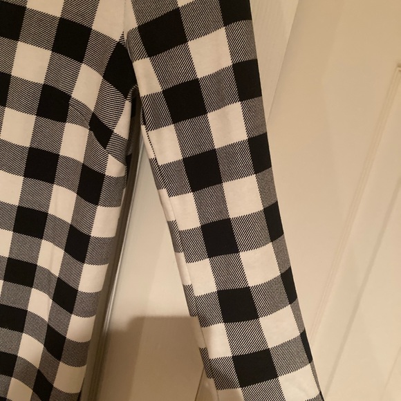 Talbots Mock Neck Buffalo Plaid Dress Size XS - Picture 4 of 7